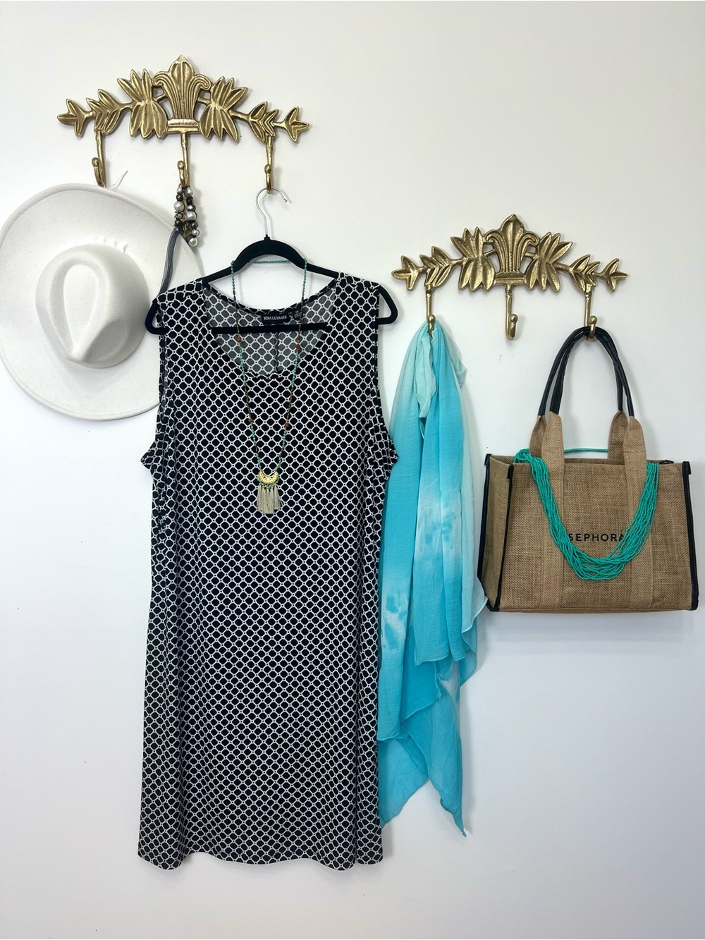 Boutique pattern dress 1x/2X ptp 25” l 41”